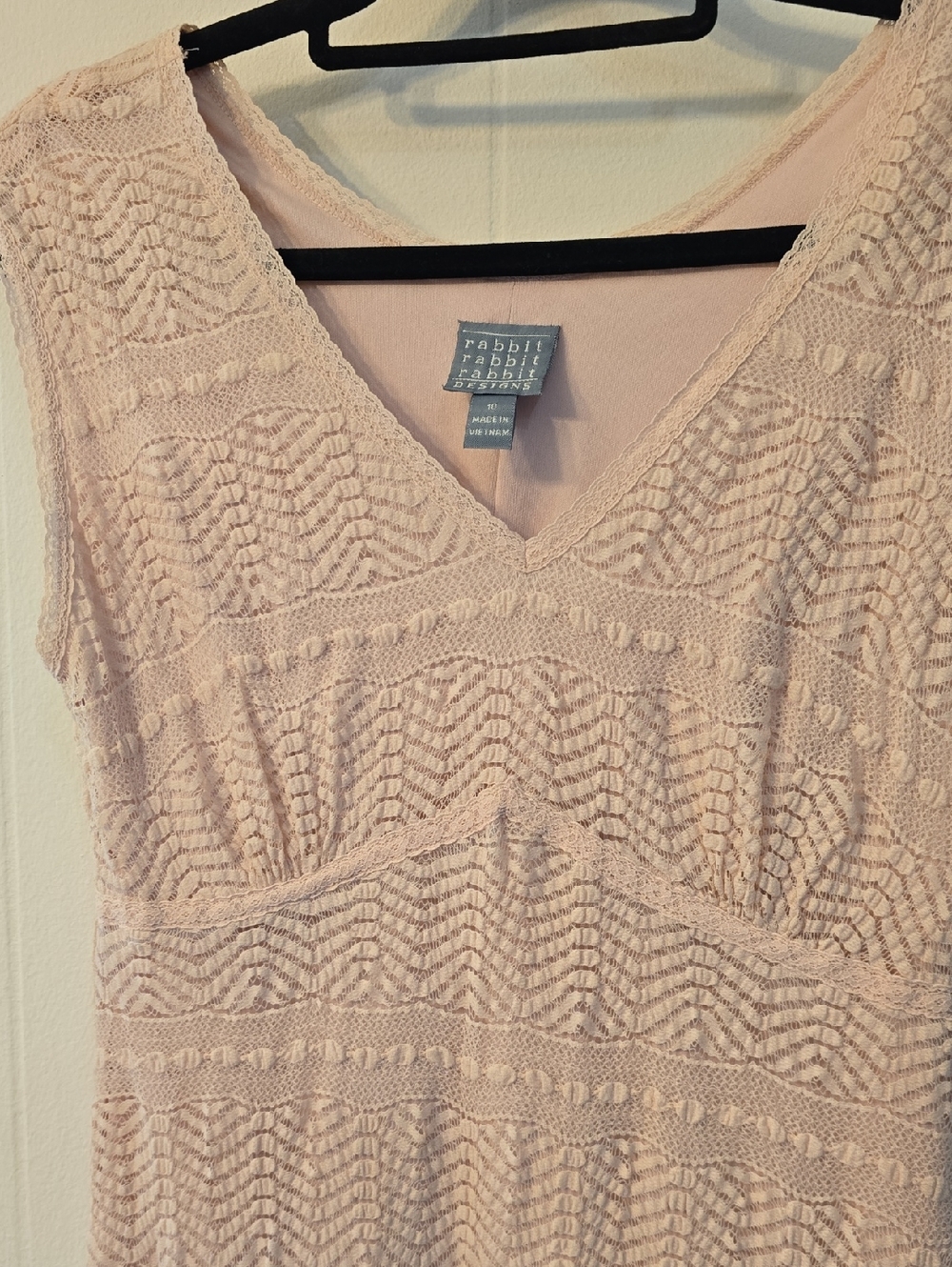 90s Rabbit Retro Lace Sheath Gown | Flapper/Victorian - Picture 3 of 15
